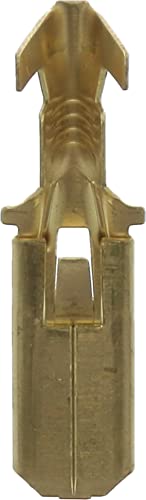 Flachkabelschuhe, männlich, 6,35 mm x 0,8 mm, 1 bis 2,5 mm², 100 Stück Flachkabelschuhe, männlich, 6,35 mm x 0,8 mm, 1 bis 2,5 mm², 100 Stück von Restagraf