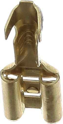 Flachkabelschuhe, weiblich, 6,35 mm x 0,8 mm, 1 bis 2,5 mm², 100 Stück Flachkabelschuhe, weiblich, 6,35 mm x 0,8 mm, 1 bis 2,5 mm², 100 Stück von Restagraf
