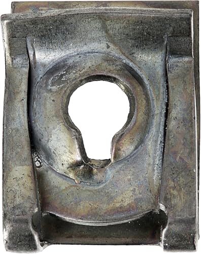 Klemmmutter für Fahrzeuge Renault/Nissan/Volvo, 0,7 bis 3 mm, Blechstärke, 12,3 mm x 9,5 mm, 30 Stück von Restagraf