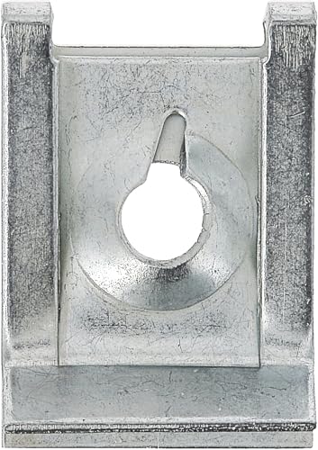Klemmmuttern, 0,5 bis 4 mm, Stärke Blech, 4,8 mm, Durchmesser 20 x 14 mm, 25 Stück Klemmmuttern, 0,5 bis 4 mm, Stärke Blech, 4,8 mm, Durchmesser 20 x 14 mm, 25 Stück von Restagraf