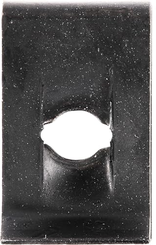 Klemmmuttern, 1 bis 2 mm, Stärke Blech, 3,5 mm, Durchmesser 16 x 10 mm, 25 Stück von Restagraf