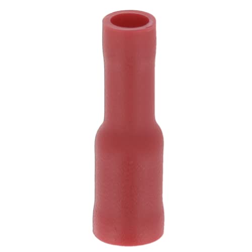Restagraf - Isolierter zylindrischer Kabelschuh, weiblich, verstärkt – doppelter Crimpring – Ref. 6931 – Messing – 16 Stück von Restagraf