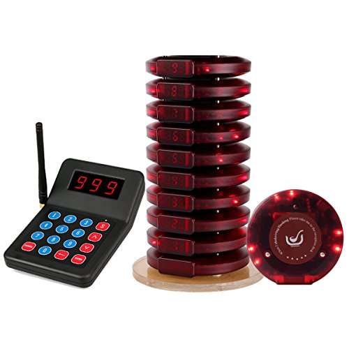 Retekess T119 Pager Rufsystem, 400 mAh Restaurant Pager, Unterstützt USB-Ladungim, 3 Anrufmodi, Aufrufsystem, Abfrage des Hiasory-Datensatzes, Food Court Hotel Pizzeria Restaurant Retekess T119 Pager Rufsystem, 400 mAh Restaurant Pager, Unterstützt USB-Ladungim, 3 Anrufmodi, Aufrufsystem, Abfrage des Hiasory-Datensatzes, Food Court Hotel Pizzeria Restaurant von Retekess