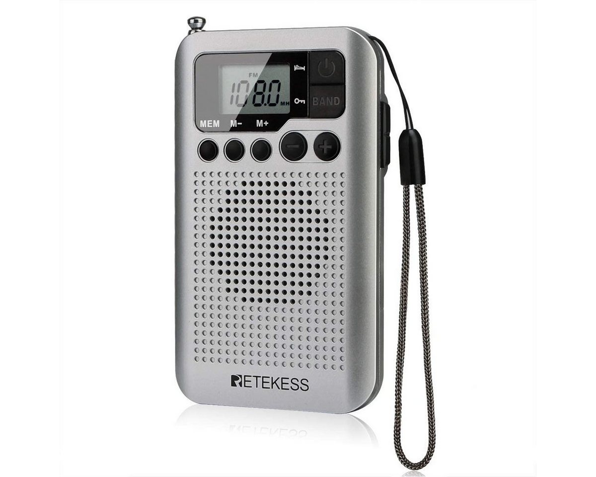 Retekess TR106 Tragbares Headset-Radio, Taschenradios UKW-Radio (Tragbares Headset-Radio, Tragbares Headset-Radio) von Retekess