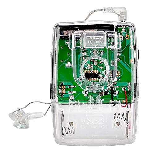 Retekess TR624 Tragbares Radio Mini,Transparentes FM AM-Radios mit Kopfhörern,Radio Batteriebetrieben,Hervorragender Empfang,für Freizeit,Gehen von Retekess