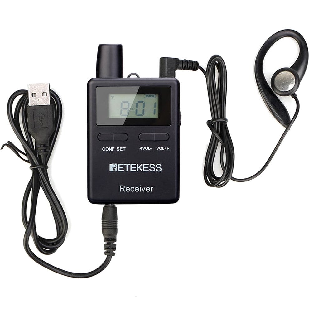 Retekess TT109 Receiver Tour Guide System, 2.4GHz Retekess TT109 Receiver Tour Guide System, 2.4GHz von Retekess
