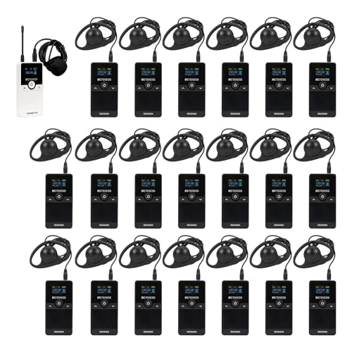 Retekess TT116 Kabelloses Tour Guide System, Audio Whisper Guide System, Tour Guide Set, 200M, Rauschunterdrückung, Tour Guide Mikrofon, Kirchenübersetzungssystem für Tourismus, Fabrik, Hochschule Retekess TT116 Kabelloses Tour Guide System, Audio Whisper Guide System, Tour Guide Set, 200M, Rauschunterdrückung, Tour Guide Mikrofon, Kirchenübersetzungssystem für Tourismus, Fabrik, Hochschule von Retekess