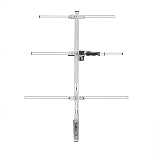 Retevis Ailunce AY02 Yagi-Antenne 7 dBi High Gain Faltbare UHF-Richtantenne Long Distance Maximale Leistung 100W Kompatibel mit Ailunce HD1 Kompatibel RT29 RT87 RT3S MD-380 UV-5R (10 STK.) von Retevis