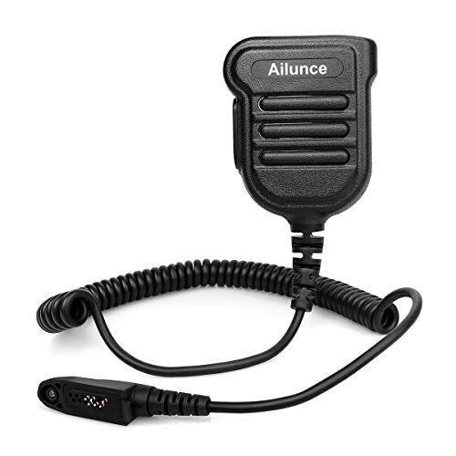 Retevis Ailunce H103ML Funkgerät Lautsprecher Microphone Kompatibel mit Ailunce HD1 Kompatibel RT648 RT87 RT29 RT647 RT83 Walkie Talkies IP55 Wasserdicht (1 STK.) von Retevis