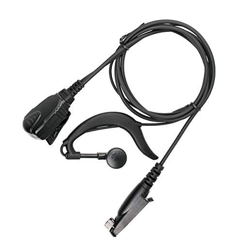 Retevis Ailunce HD1 G-Form Funkgerät Headset Ohrhörer Kopfhörer Kompatibel mit Ailunce HD1 DMR Radio Digitales Kompatibel RT648 RT87 RT29 RT647 RT83 Walkie Talkies (1 STK.) von Retevis