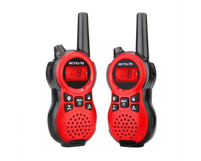 Retevis Funkgerät RT638 Walkie Talkie Kinder Geschenk Funkgeräte ab 3-12, (Walkie Talkie Kinder, für Kinderspiele,Wandern,Garten,im Freien), 16 Kanäle, Taschenlampe, VOX von Retevis