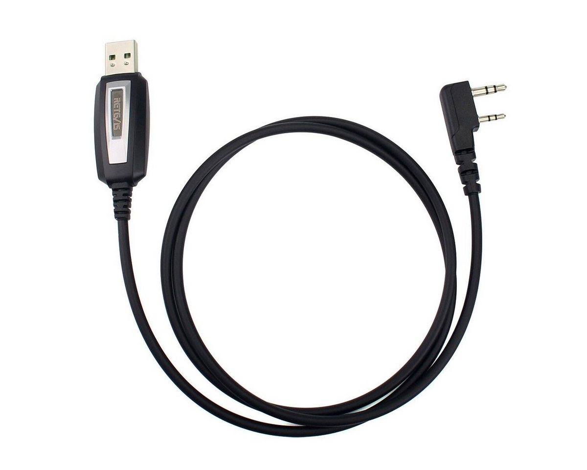 Retevis Funkgerät USB Programmierkabel für 2- Pin quansheng Funkgräte, (Programmierkabel, 1 X Programmierkabel), USB Programmierkabel für 2- Pin TYT BAOFENG UV5R KENWOOD Funkgräte von Retevis