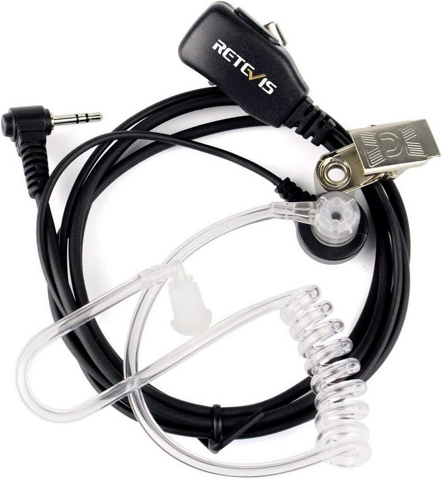 Retevis Walkie Talkie EAM101 Headset, Kompatibel mit RT45, Motorola, 1 Pin 2.5mm Kopfhörer von Retevis