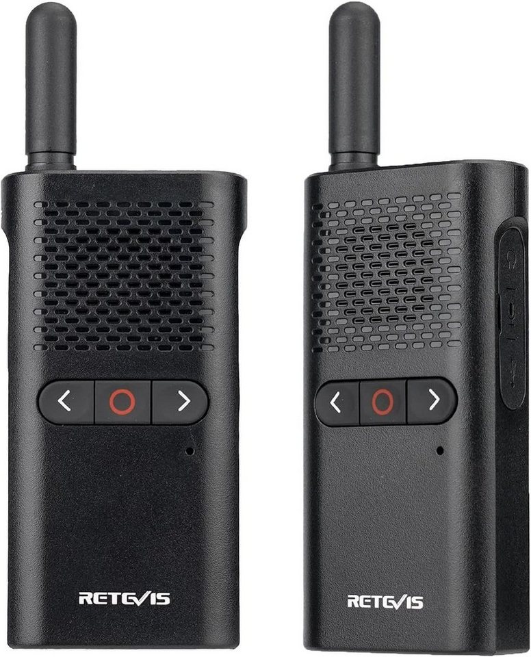 Retevis Walkie Talkie RB628B, Wiederaufladbar, 1500 mAh, für Reise,Camping,Wandern (2 Stück) von Retevis