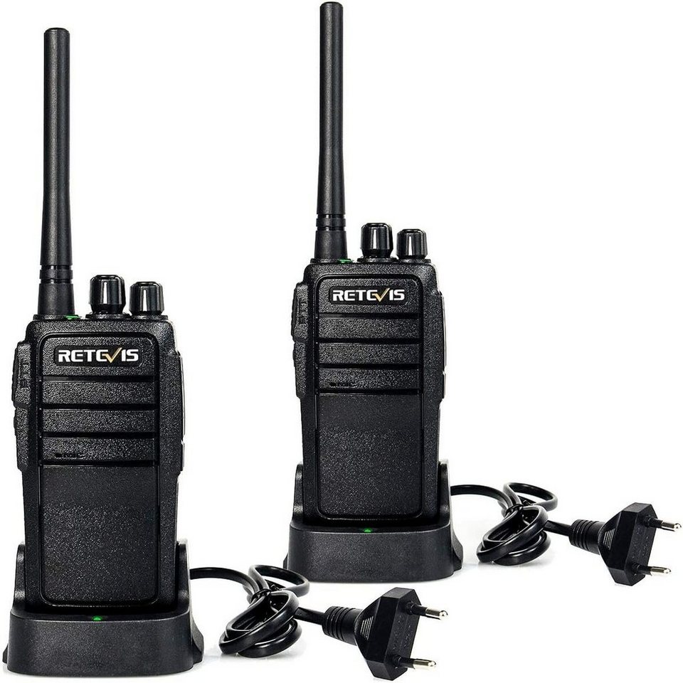 Retevis Walkie Talkie RT21 Wiederaufladbares Amateurfunkgerät, für Camping, Jagd (2 Stück) von Retevis