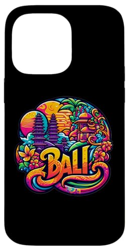 Bali Indonesien Szene Tempel mehrfarbig künstlerisches Souvenir Hülle für iPhone 14 Pro Max Bali Indonesien Szene Tempel mehrfarbig künstlerisches Souvenir Hülle für iPhone 14 Pro Max von Retired Time To Do What I Want RV Camping Products