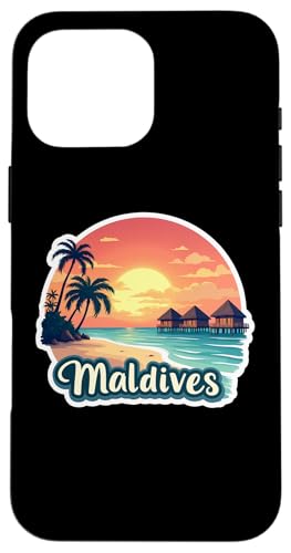 Malediven Strand Sonnenuntergang Urlaub Sommer Urlaub Meer Souvenir Hülle für iPhone 16 Pro Max Malediven Strand Sonnenuntergang Urlaub Sommer Urlaub Meer Souvenir Hülle für iPhone 16 Pro Max von Retired Time To Do What I Want RV Camping Products