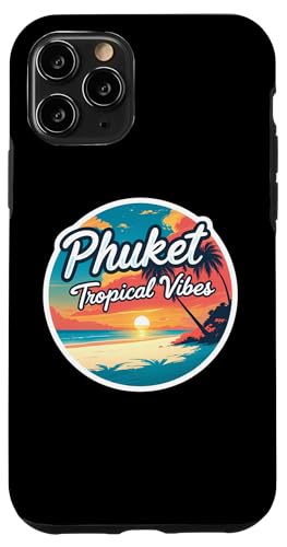 Phuket Tropical Vibes Beach Thailand Vintage-Souvenir bei Sonnenuntergang Hülle für iPhone 11 Pro Phuket Tropical Vibes Beach Thailand Vintage-Souvenir bei Sonnenuntergang Hülle für iPhone 11 Pro von Retired Time To Do What I Want RV Camping Products