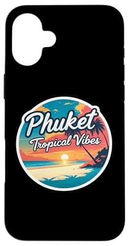 Phuket Tropical Vibes Beach Thailand Vintage-Souvenir bei Sonnenuntergang Hülle für iPhone 16 Plus Phuket Tropical Vibes Beach Thailand Vintage-Souvenir bei Sonnenuntergang Hülle für iPhone 16 Plus von Retired Time To Do What I Want RV Camping Products