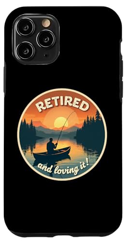 Retired And Loving It Fisher Reitrement Boot Angeln Angler Hülle für iPhone 11 Pro von Retired Time To Do What I Want RV Camping Products