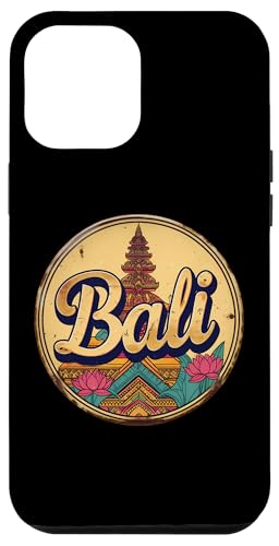 Vintage Bali Indonesien Retro Tempel Lotus Blumen Suvenir Hülle für iPhone 12 Pro Max Vintage Bali Indonesien Retro Tempel Lotus Blumen Suvenir Hülle für iPhone 12 Pro Max von Retired Time To Do What I Want RV Camping Products