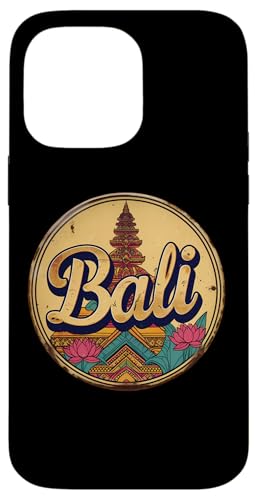 Vintage Bali Indonesien Retro Tempel Lotus Blumen Suvenir Hülle für iPhone 14 Pro Max Vintage Bali Indonesien Retro Tempel Lotus Blumen Suvenir Hülle für iPhone 14 Pro Max von Retired Time To Do What I Want RV Camping Products