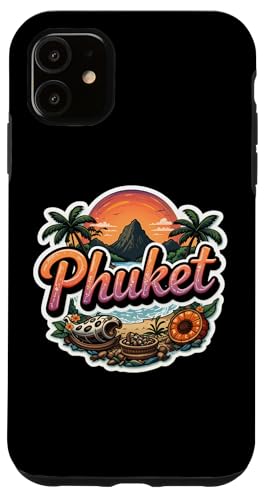 Vintage Phuket Thailand Palmen Exotic Beach Souvenir Hülle für iPhone 11 Vintage Phuket Thailand Palmen Exotic Beach Souvenir Hülle für iPhone 11 von Retired Time To Do What I Want RV Camping Products