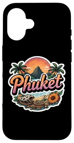 Vintage Phuket Thailand Palmen Exotic Beach Souvenir Hülle für iPhone 16 Vintage Phuket Thailand Palmen Exotic Beach Souvenir Hülle für iPhone 16 von Retired Time To Do What I Want RV Camping Products