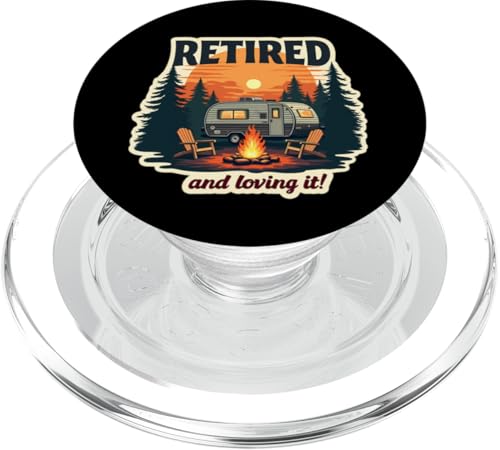 Zeit im Ruhestand, um zu tun, was ich will, Wohnmobil, Camping, Ruhestandscamper PopSockets PopGrip für MagSafe Zeit im Ruhestand, um zu tun, was ich will, Wohnmobil, Camping, Ruhestandscamper PopSockets PopGrip für MagSafe von Retired Time To Do What I Want RV Camping Products