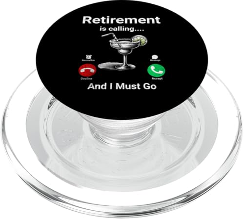 Der Ruhestand ruft und ich muss lustig werden PopSockets PopGrip für MagSafe von Retirement Incoming Call