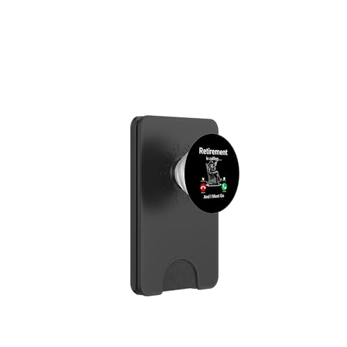 Der Ruhestand ruft und ich muss lustig werden PopSockets PopWallet für MagSafe von Retirement Incoming Call