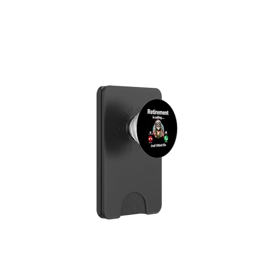 Der Ruhestand ruft und ich muss lustig werden PopSockets PopWallet für MagSafe von Retirement Incoming Call