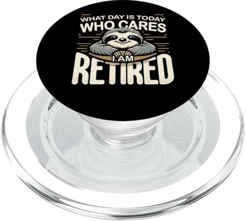 Ruhestand Welcher Tag ist heute Wen kümmert es, dass ich im Ruhestand bin PopSockets PopGrip für MagSafe Ruhestand Welcher Tag ist heute Wen kümmert es, dass ich im Ruhestand bin PopSockets PopGrip für MagSafe von Retirement Retired Pensioner Retiree