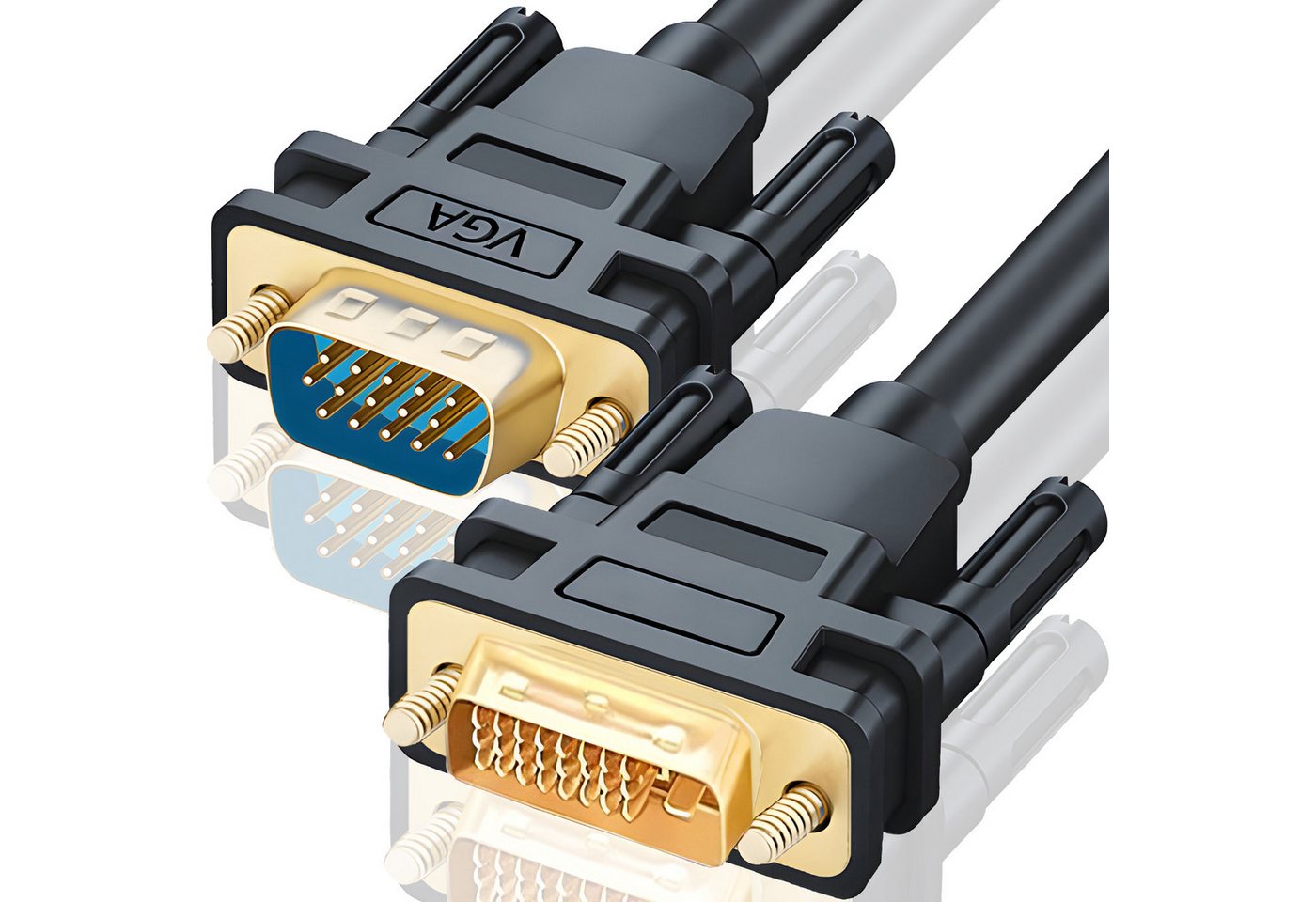 Retoo 1.4m DVI-D Verbindungskabel 24+1 Dual-Link DVI-D auf DVI-D Vergoldet Video-Kabel, VGA, DVI-D von Retoo