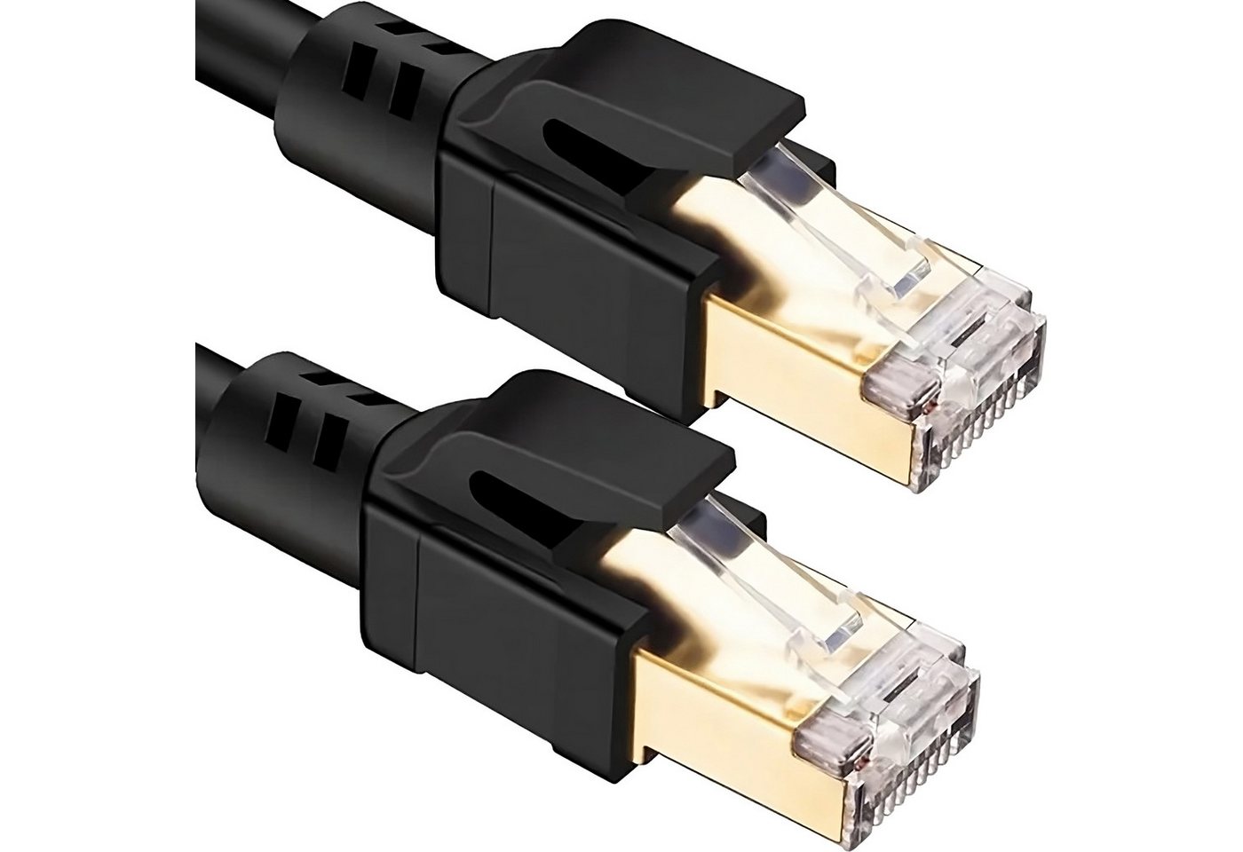 Retoo 1M Gigabit CAT 8 LAN Netzwerkkabel Ethernet Kabel Patchkabel RJ45 40Gb Netzwerkkabel, Flexibles Design, Hochgeschwindigkeit, Kompatibilität, Hohe Qualität von Retoo