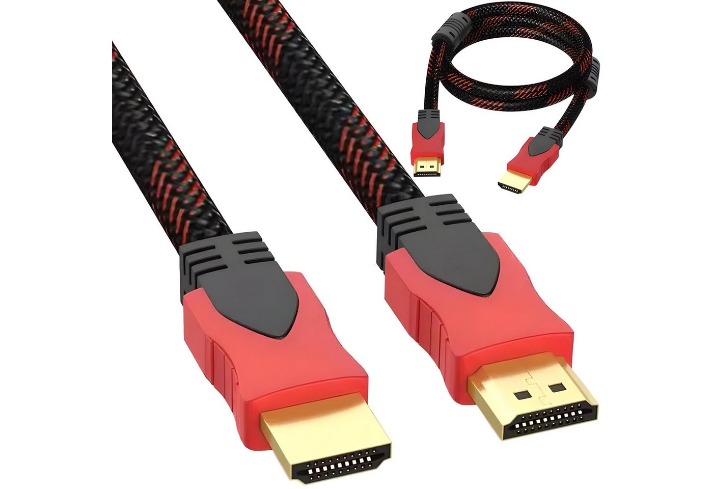 Retoo 4K 5M HDMI Kabel 2.0 High Speed Ethernet HDR 2160p 1080p 3D UHD HDMI-Kabel, HDMI-Version: 1.4 von Retoo