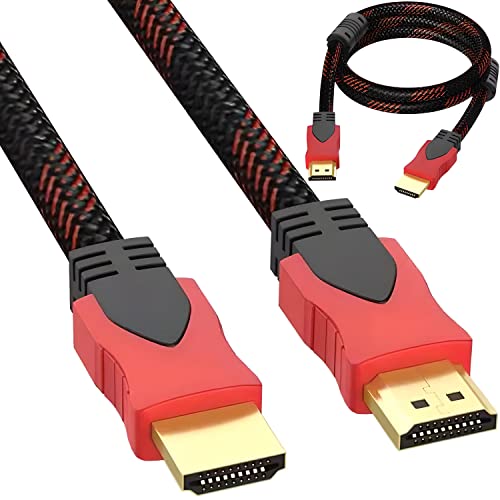 Retoo 4K HDMI Kabel 2.7Meter High Speed, Kabel kompatibel mit TV Fernseher, Video 4K UHD 2160p HD 1080p Geflecht Vergoldete Anschlüsse, DP-Computer zu HDMI-Monitor Kompatibel, HDMI von Retoo