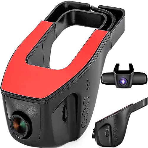 Retoo Auto Vorne Dashcam A mit G-Sensor, Autokamera Full HD mit 170 ° Weitwinkel, mit SD Karten Unterstützung, Bewegungserkennung, Dash Kamera für Android, USB, Parküberwachung von Retoo