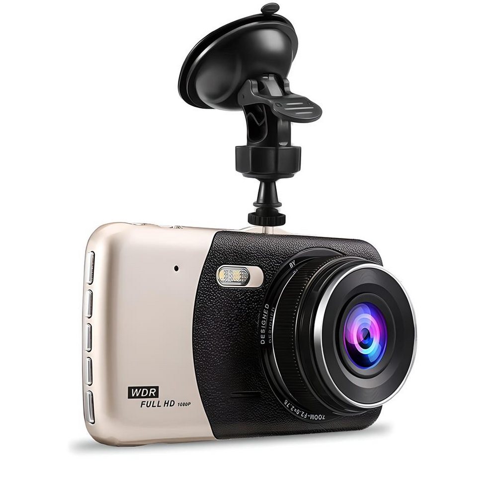 Retoo Autokamera Dashcam FULL HD 1080P KFZ Kamera Unfall Recorder SD DVR Dashcam (Full HD 1920 x 1080, HD Auto DVR mit Display,Halterung für Windschutzscheibe,Rückfahrkamera, 170°-Weitwinkelobjektiv, Eingebautes Mikrofon, IR-Diode, G-Sensor) von Retoo