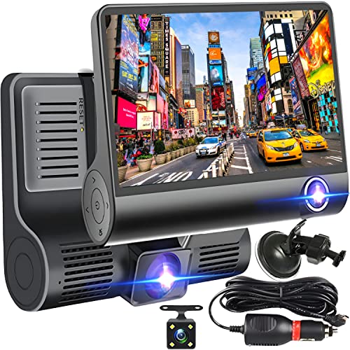 Retoo Dashcam Auto Vorne Hinten, Autokamera 360, Camera Auto, 3 in 1, 170 Weitwinkel, G Sensor, Dash Cam, Bewegungserkennung, Parküberwachung, Loop-Aufnahm, 360 Grad überwachung Retoo Dashcam Auto Vorne Hinten, Autokamera 360, Camera Auto, 3 in 1, 170 Weitwinkel, G Sensor, Dash Cam, Bewegungserkennung, Parküberwachung, Loop-Aufnahm, 360 Grad überwachung von Retoo
