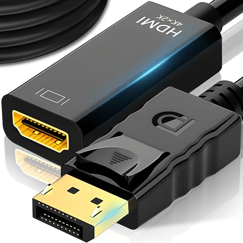 Retoo DisplayPort auf HDMI-Adapter Mini Display Port auf HDMI-Konverter Adapter zu HDMI Buchse kompatibel mit HDTV Monitor Projektor Desktop Surface Minidisplayport Thunderbolt 25,5 cm Schwarz Retoo DisplayPort auf HDMI-Adapter Mini Display Port auf HDMI-Konverter Adapter zu HDMI Buchse kompatibel mit HDTV Monitor Projektor Desktop Surface Minidisplayport Thunderbolt 25,5 cm Schwarz von Retoo