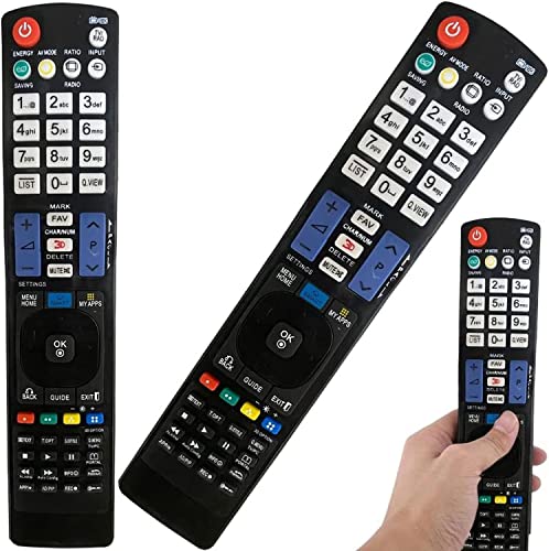 Retoo Ersatz Fernbedienung Universal für LG Fernseher Universal-Fernbedienung LG Universalfernbedienung Smart Tv Remote Control Ersatzfernbedienung LG tv-fernbedienungen LG Ersatz-Fernbedienung von Retoo