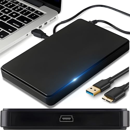 Retoo Festplattengehäuse 2,5 Zoll USB 3.0 für 12/7.5 cm SATA I/ II/ III SSD mit USB Kabel Externes Gehäuse Festplatte Gehäuse mit Werkzeuglose Montage Werkzeugfreie Externes Case Schwarz Retoo Festplattengehäuse 2,5 Zoll USB 3.0 für 12/7.5 cm SATA I/ II/ III SSD mit USB Kabel Externes Gehäuse Festplatte Gehäuse mit Werkzeuglose Montage Werkzeugfreie Externes Case Schwarz von Retoo