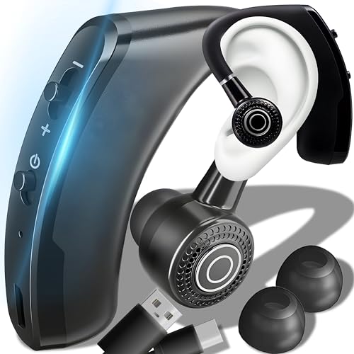 Retoo Handy Headset Bluetooth mit Mikrofon, Wireless Headset Bluetooth 4.1 Freisprechen im Ohr Kompatibel mit OS, Android, Ultraleichte kabellose In-Ear Headset von Retoo