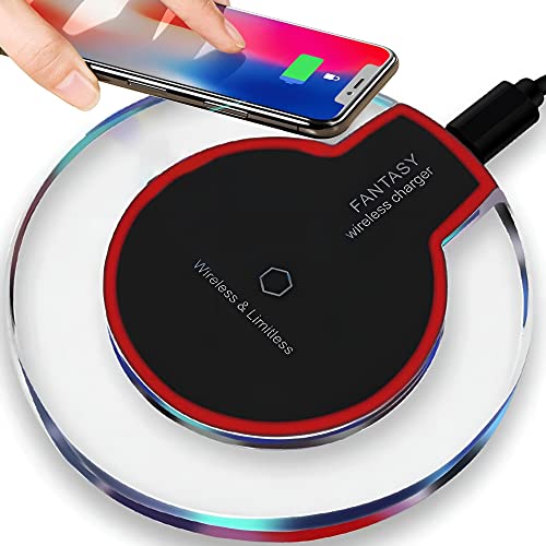 Retoo Ladestation Induktive Ladegerät Kabellos für Smartphones, Ladepad Kompatibel für Phone 12/11 PRO/X / 13, Watch, Qi Induktionsladegerät, Wireless Charger 5V 1A von Retoo