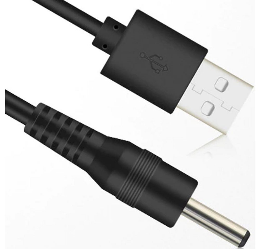 Retoo USB Stromkabel auf DC Hohlstecker Kabel 5.5x2.1 mm 5V Ladekabel 80 cm USB-Kabel, Standard-USB, DC, Geringe Größe, DC 2,1 mm x 5,5 mm-Stecker, Langes Kabel von Retoo