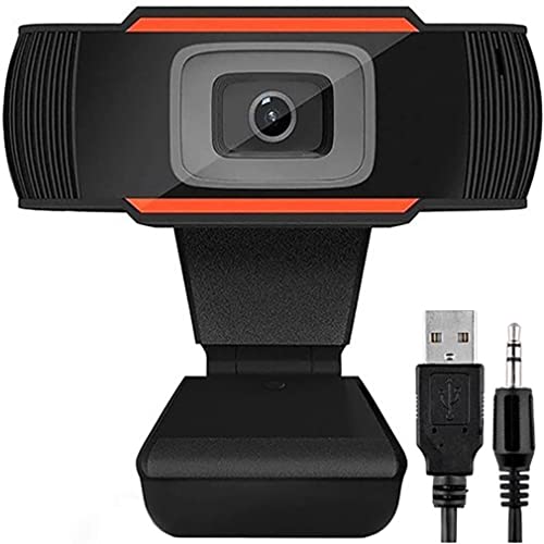 Retoo Webcam mit Mikrofon mit Klarer Stereo-Sound und mit automatischer Lichtkorrektur, Webkamera USB-Anschluss Plug & Play, USB 2.0 Kamera für Skype, FaceTime, Hangouts, Zoom (Schwarz 1280x480) von Retoo
