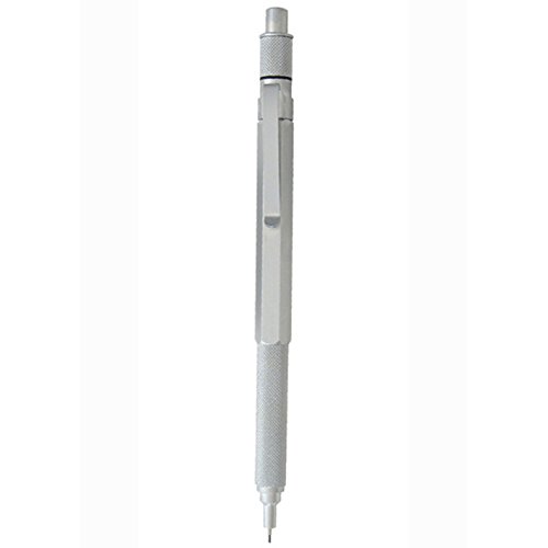 Retro 1951, Hexomatic .7mm Pencil, Silver (HEX-615P) von Retro 1951