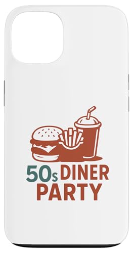 50er Jahre Diner Party Retro Burger Pommes Frites Milchshake Hülle für iPhone 13 50er Jahre Diner Party Retro Burger Pommes Frites Milchshake Hülle für iPhone 13 von Retro 50s Party Cool Vibes
