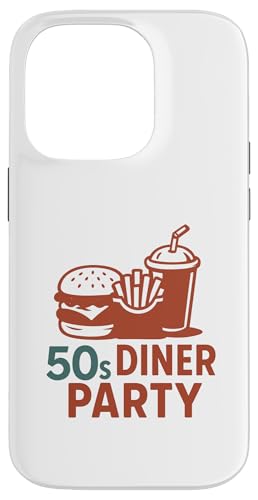 50er Jahre Diner Party Retro Burger Pommes Frites Milchshake Hülle für iPhone 14 Pro 50er Jahre Diner Party Retro Burger Pommes Frites Milchshake Hülle für iPhone 14 Pro von Retro 50s Party Cool Vibes